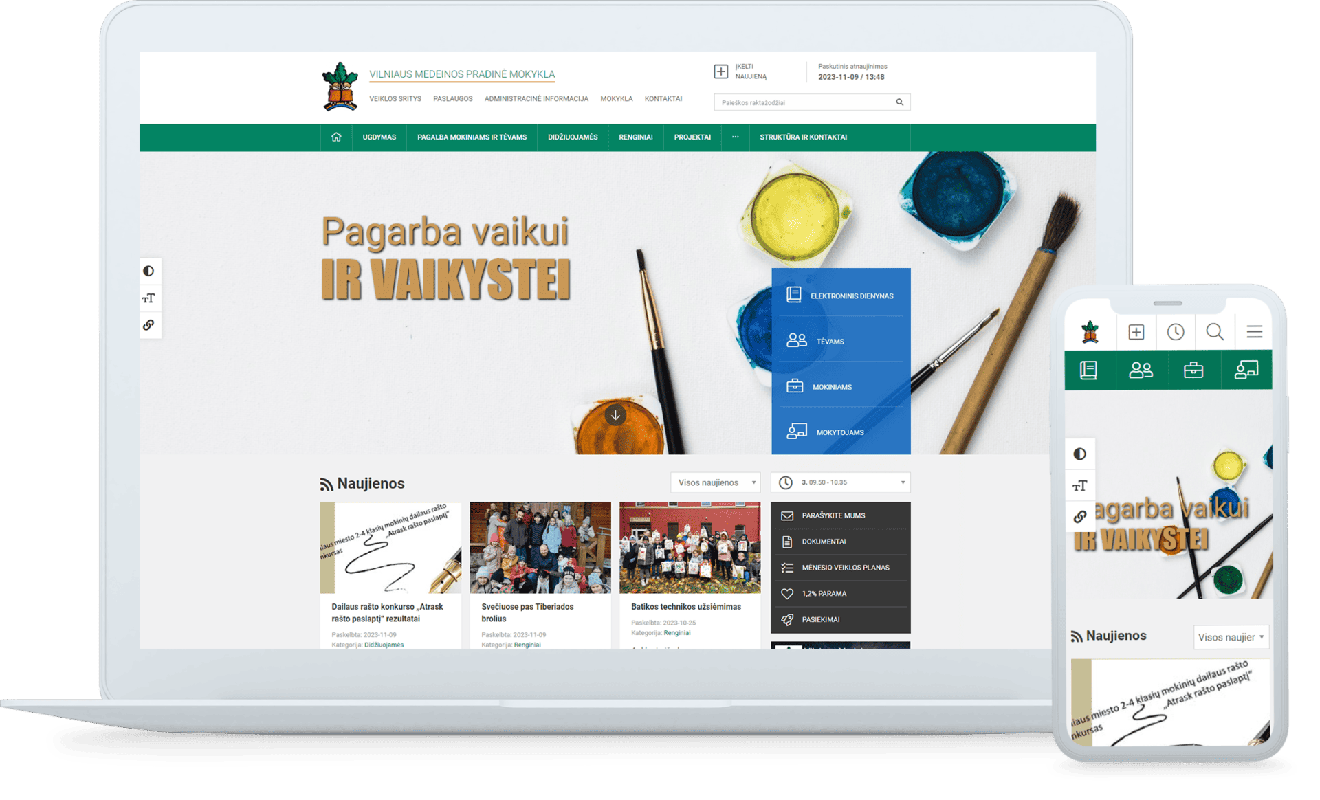 Scene 1 Medeinos Mokykla